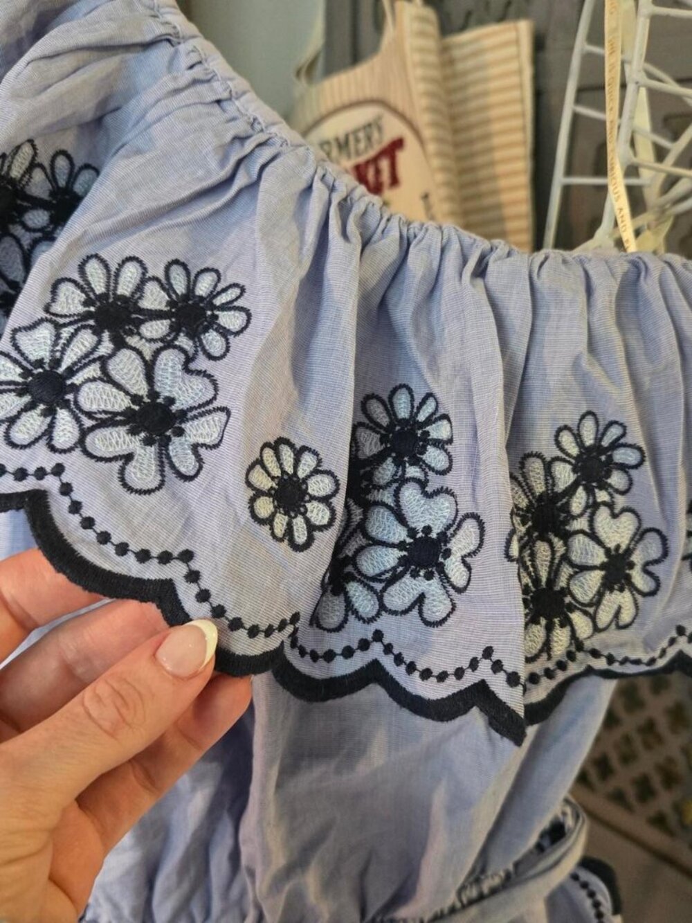Kate Spade Embroidered Romper - Picture 3 of 5